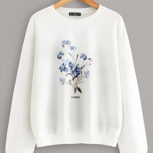 SHEIN| Flower Print Pullover